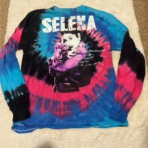 Selena Quintanilla tie dye long sleeve shirt